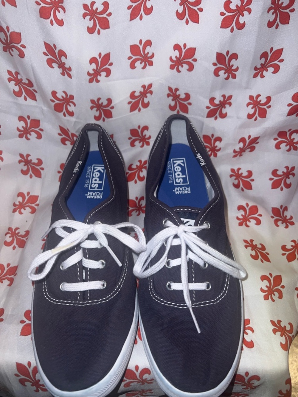 Kedns navy blue  women’s is Canvas Lace-Up Sneakers